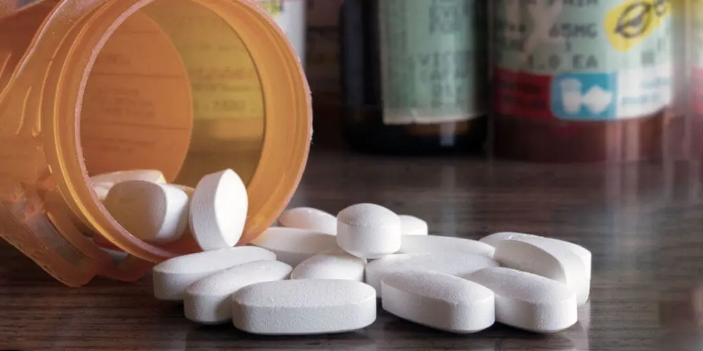 A bottle of prescription medicine